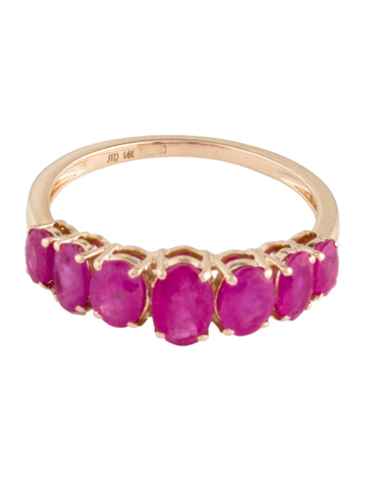 14K Ruby Band