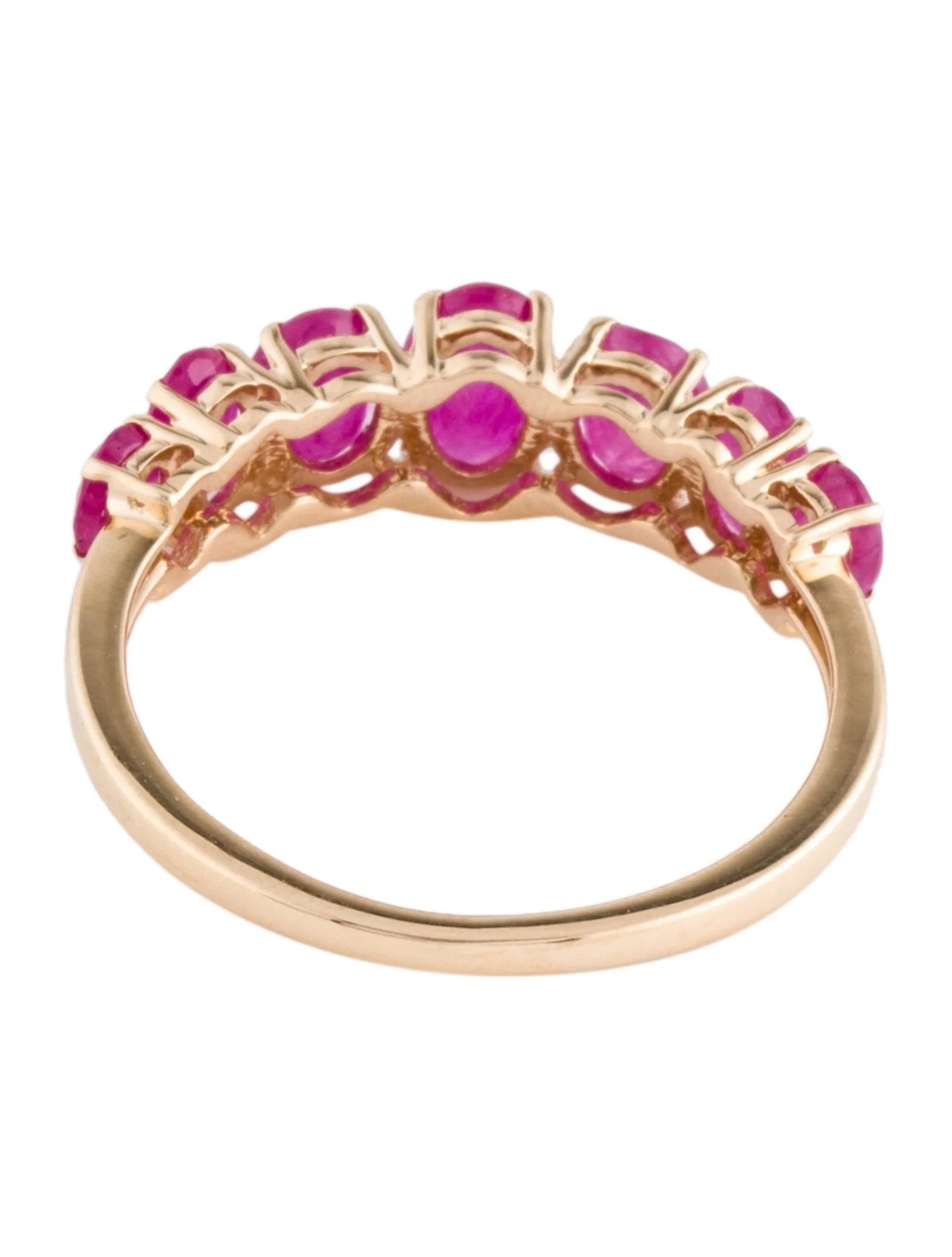 14K Ruby Band
