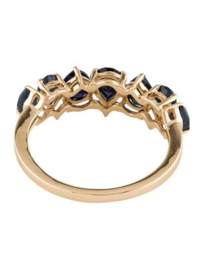 14K 1.86ctw Sapphire Band