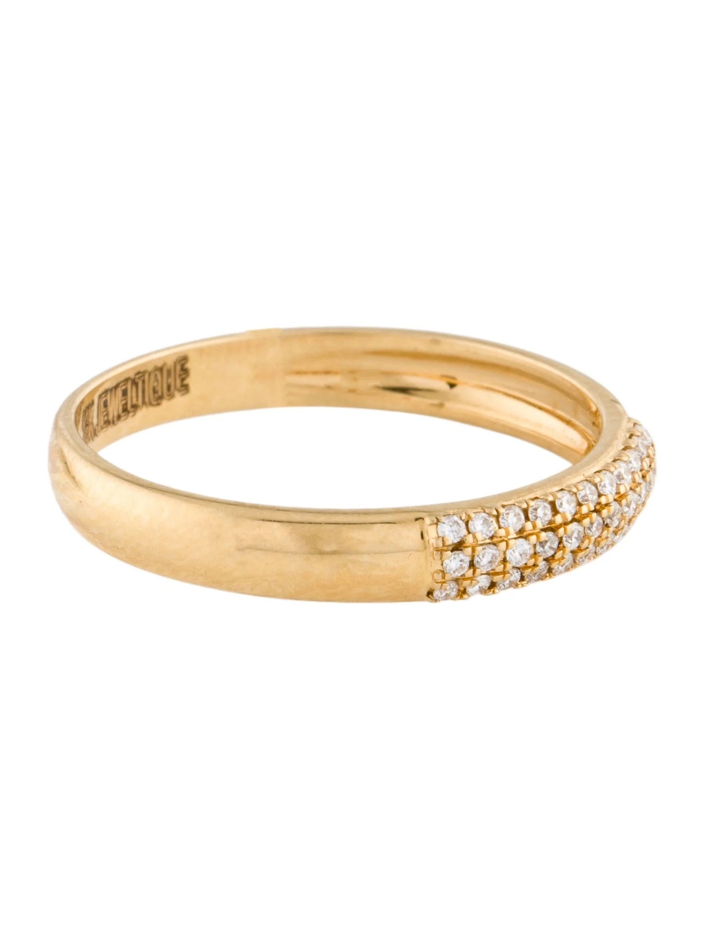 14K Diamond Band