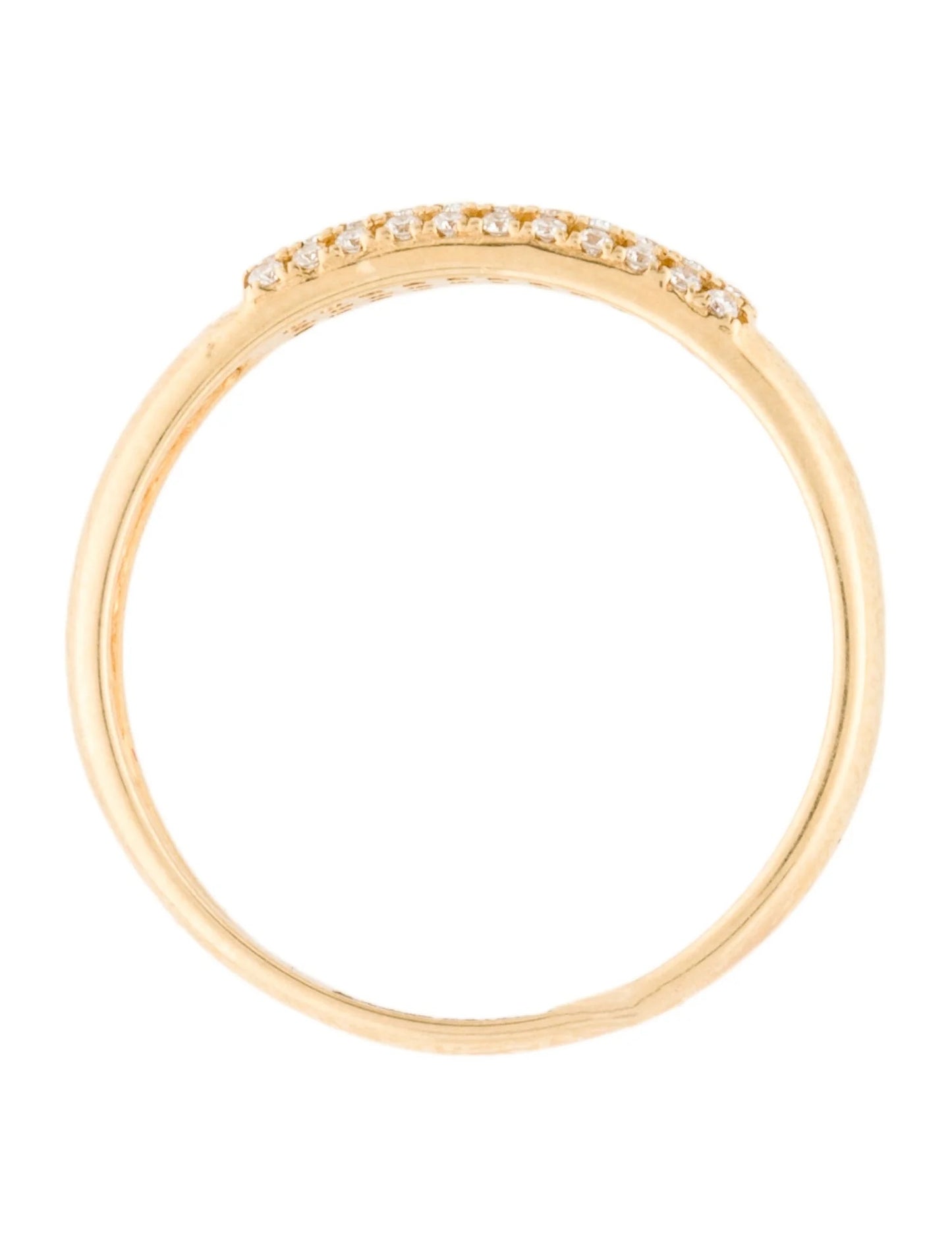 14K Diamond Band