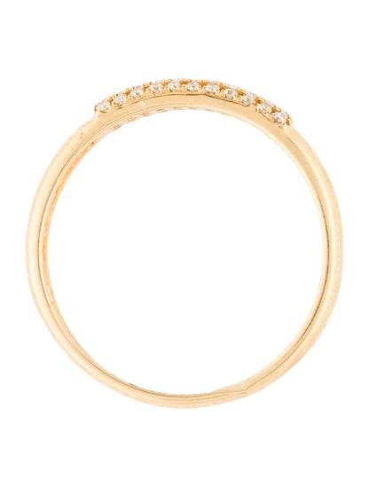 14K Diamond Band