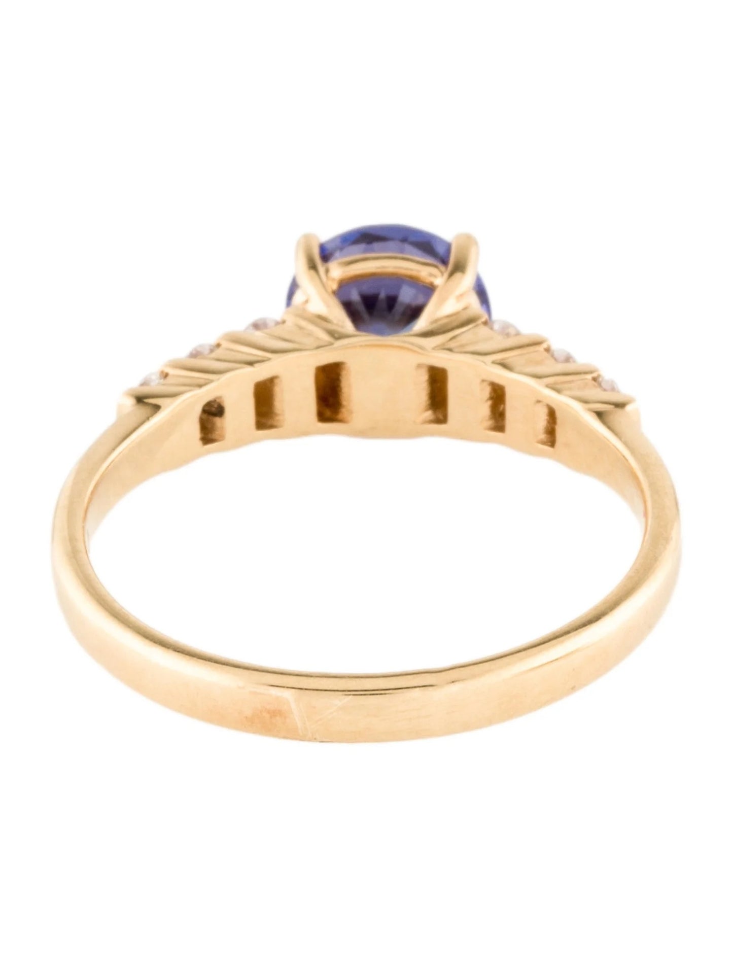 18K Tanzanite & Diamond Cocktail Ring