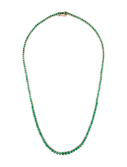14K Emerald Graduated
