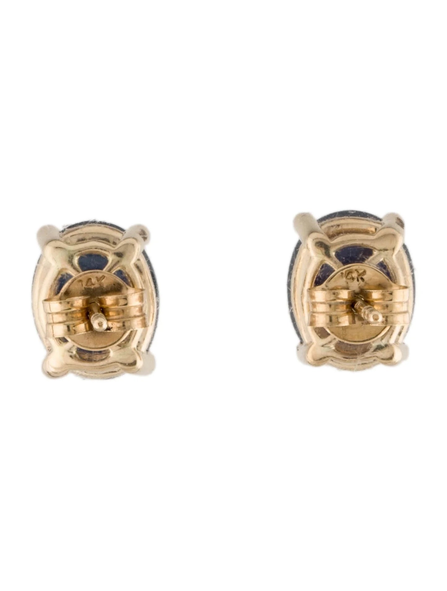 14K Sapphire Stud Earrings