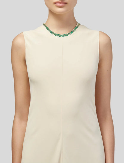 14K Emerald Graduated Collar