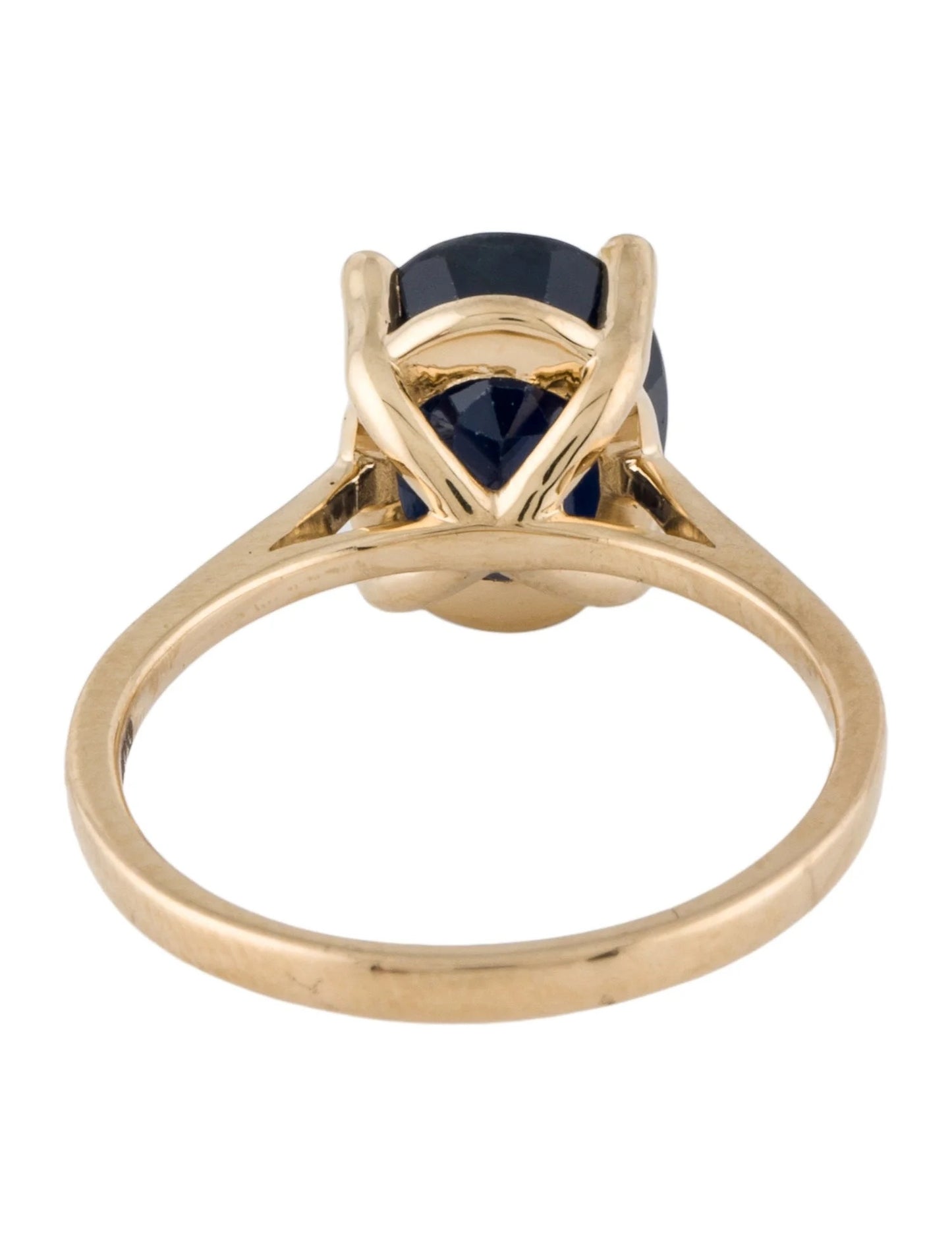 14K 3.70ct Sapphire Cocktail Ring