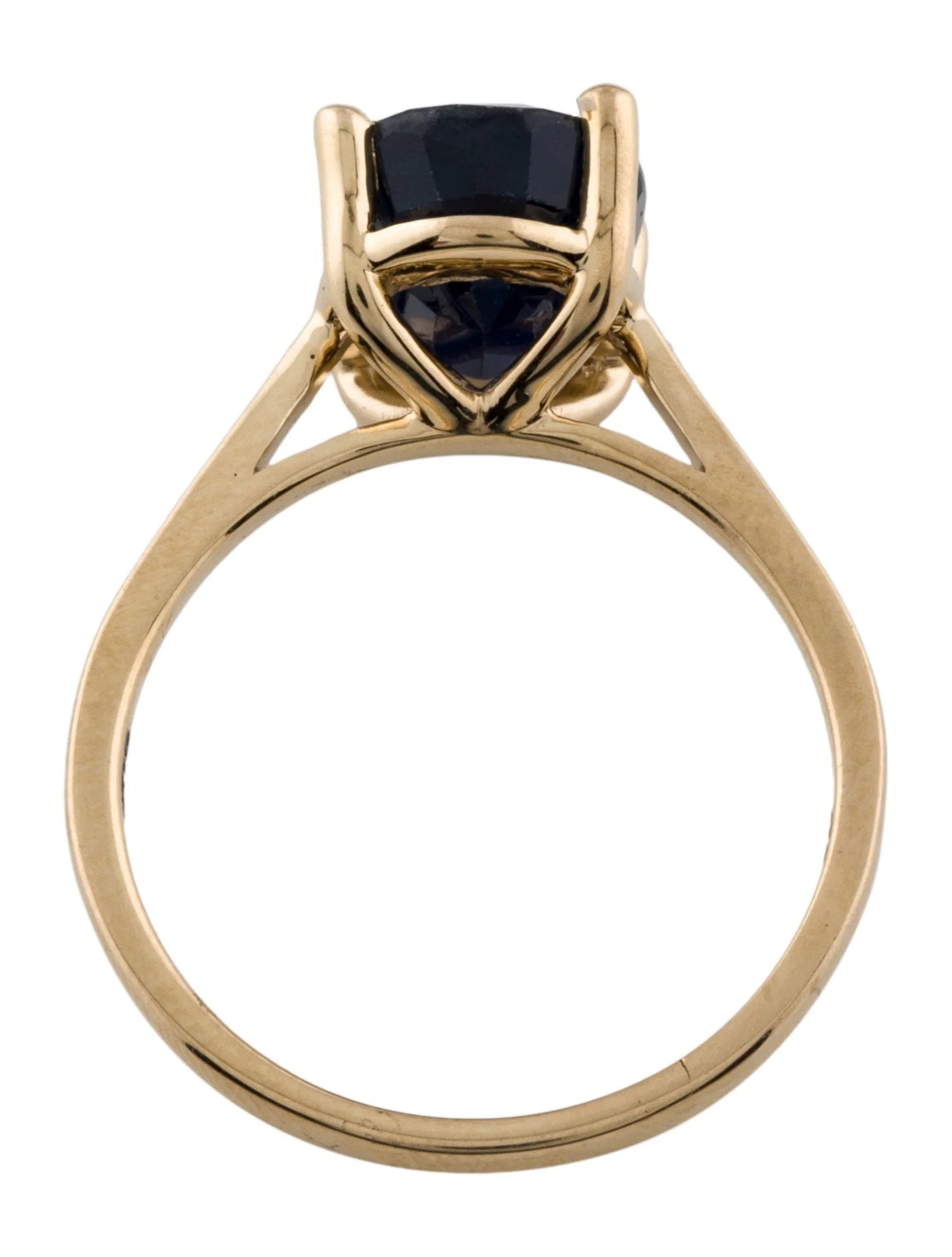 14K 3.70ct Sapphire Cocktail Ring