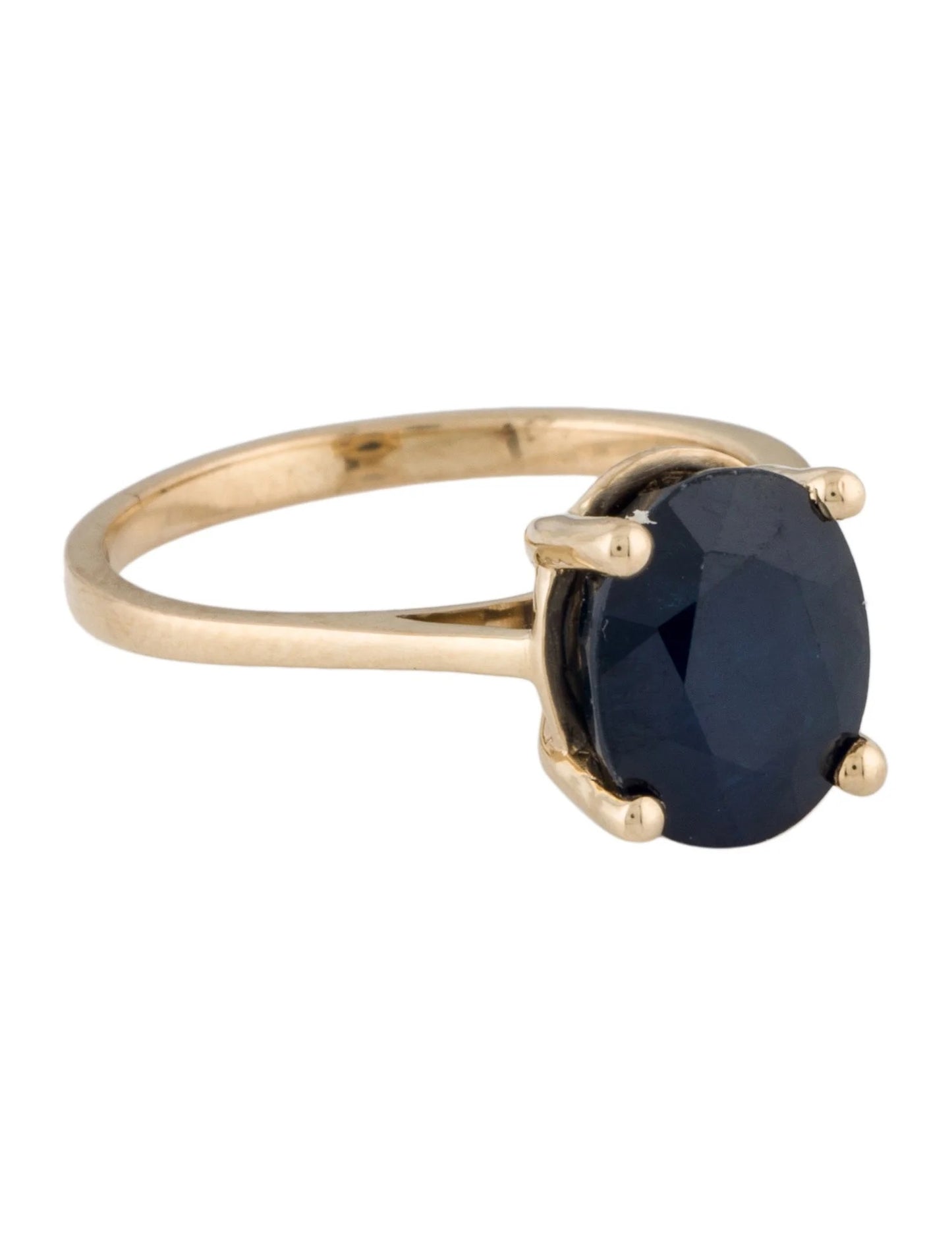 14K 3.70ct Sapphire Cocktail Ring