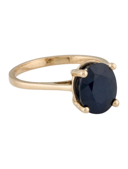 14K 3.70ct Sapphire Cocktail Ring