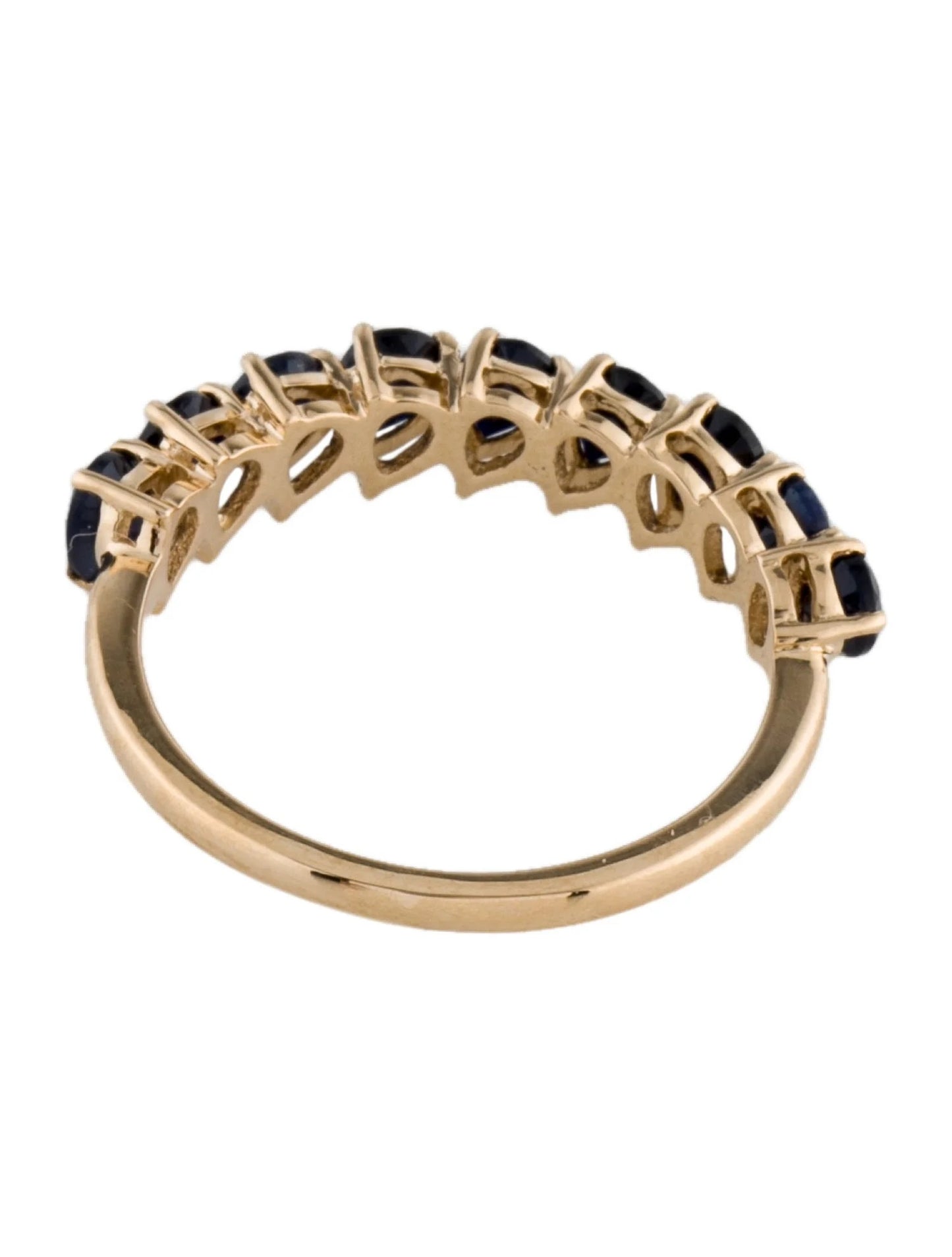 14K Sapphire Band