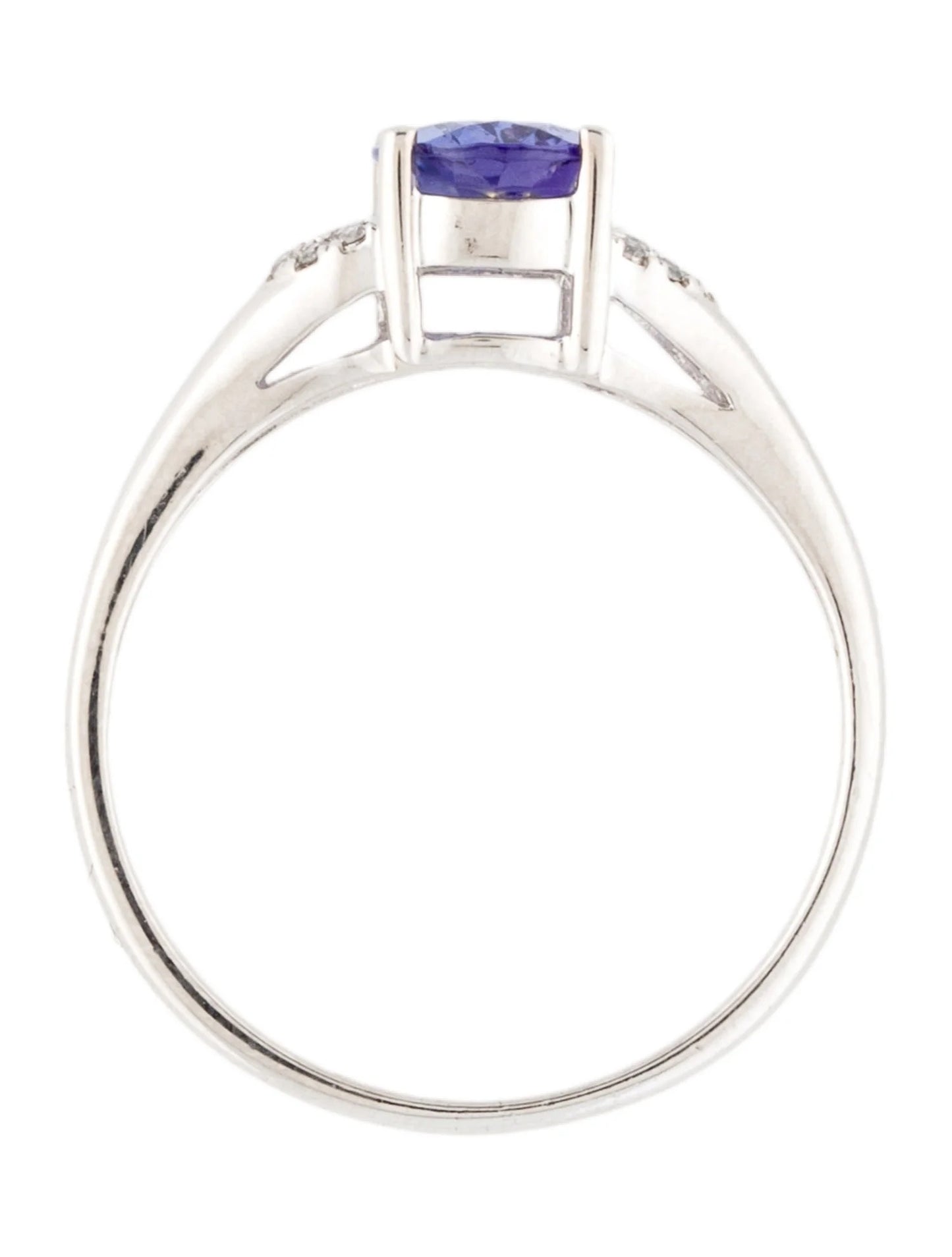 18K Tanzanite & Diamond Cocktail Ring