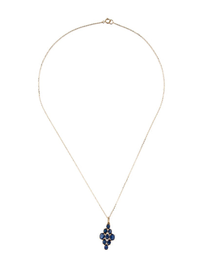 14K Sapphire Pendant Necklace