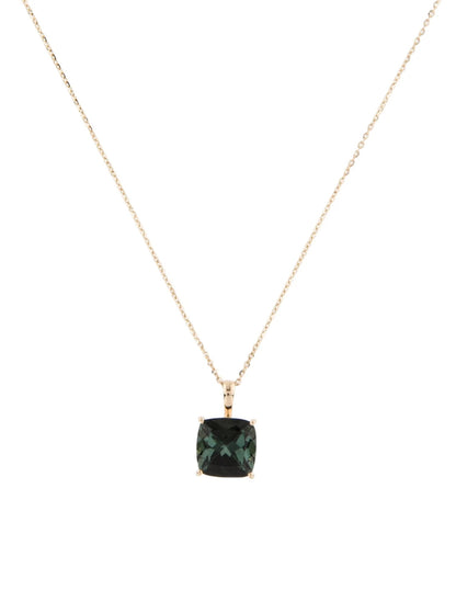 14K Tourmaline Pendant Necklace