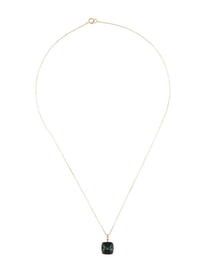 14K Tourmaline Pendant Necklace