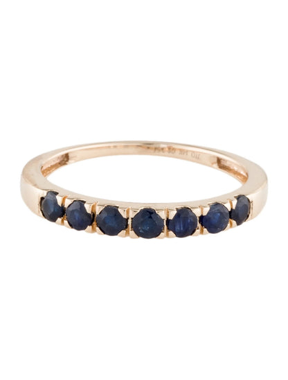 14K Sapphire Band