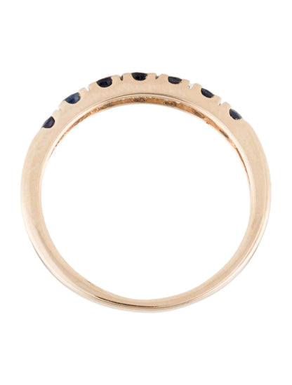14K Sapphire Band