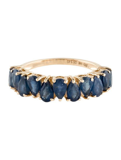 14K Sapphire Band