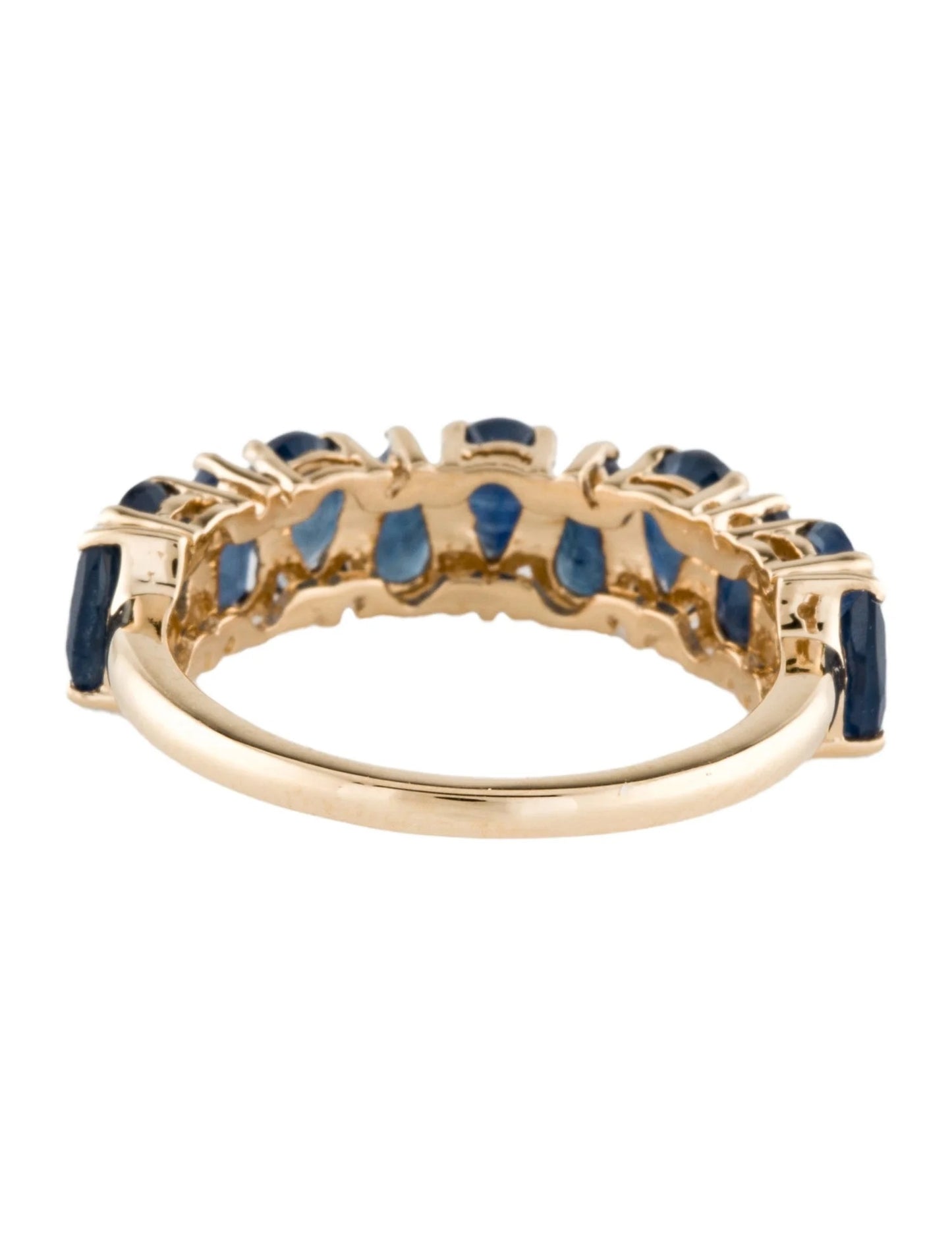 14K Sapphire Band