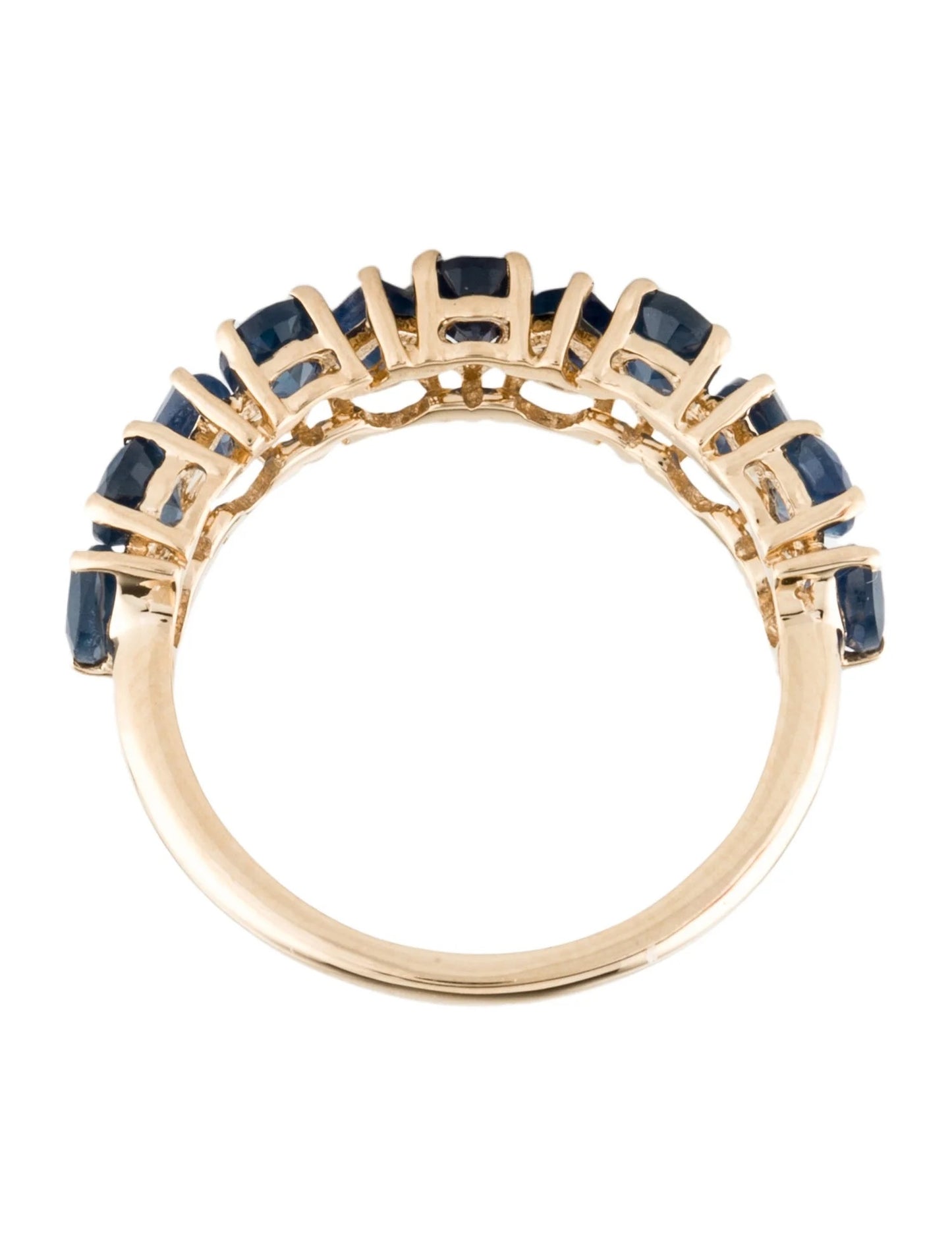 14K Sapphire Band