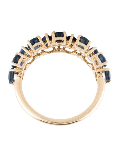 14K Sapphire Band