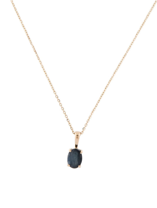 14K Sapphire Pendant