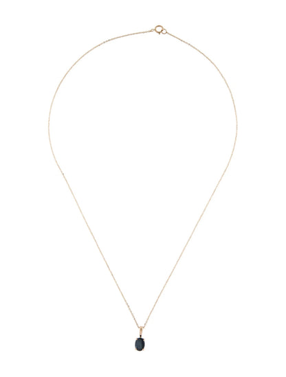 14K Sapphire Pendant