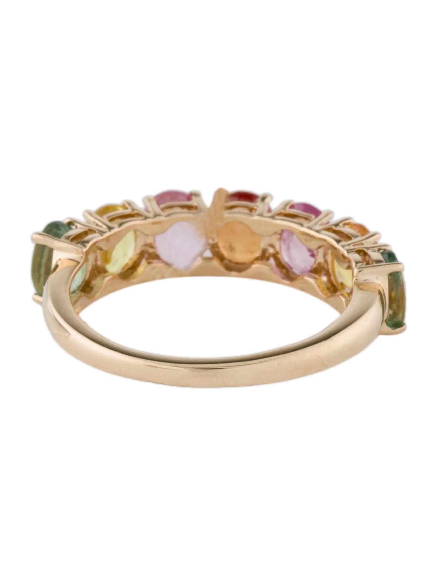 14K 3.58ctw Multi-Sapphire Band