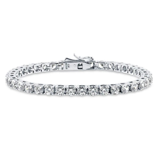 CZ Statement Tennis Bracelet in Sterling Silver