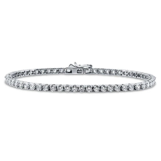 CZ Statement Tennis Bracelet in Sterling Silver