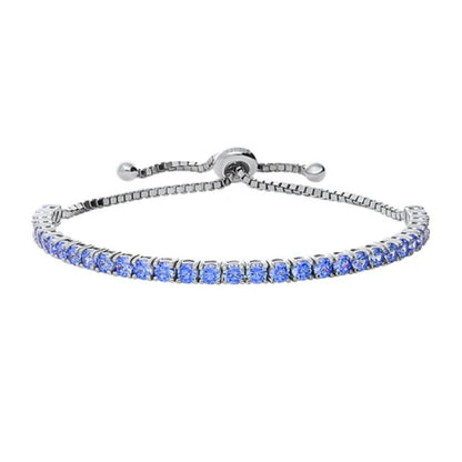 CZ Statement Tennis Bracelet in Sterling Silver