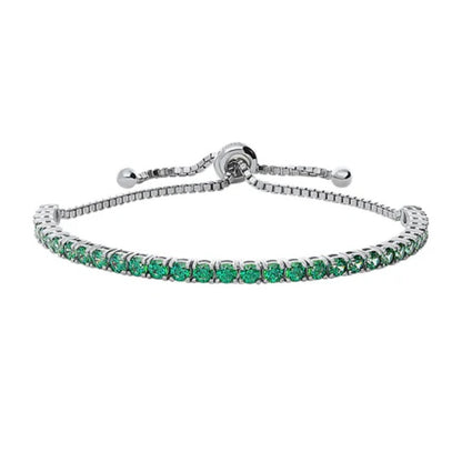 CZ Statement Tennis Bracelet in Sterling Silver