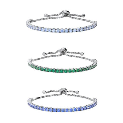 CZ Statement Tennis Bracelet in Sterling Silver