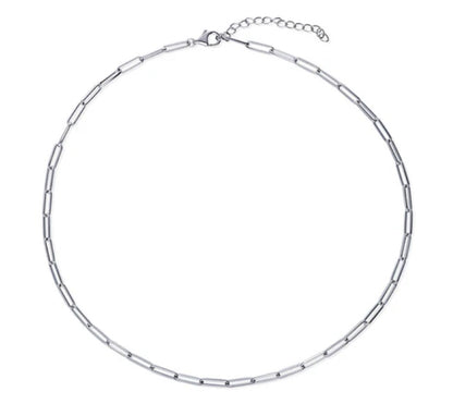 Evil Eye CZ Chain Necklace in Sterling Silver, 2 Piece