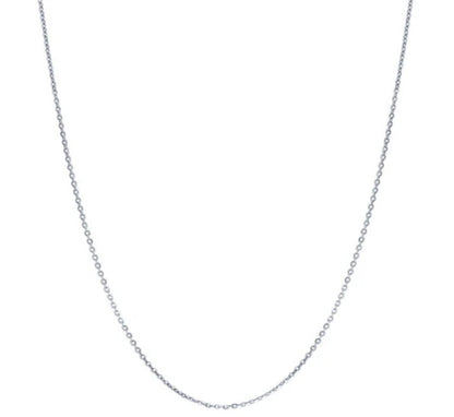 Italian Chain Necklace in Sterling Silver, 3 Piece