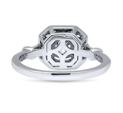 Art Deco CZ Ring in Sterling Silver