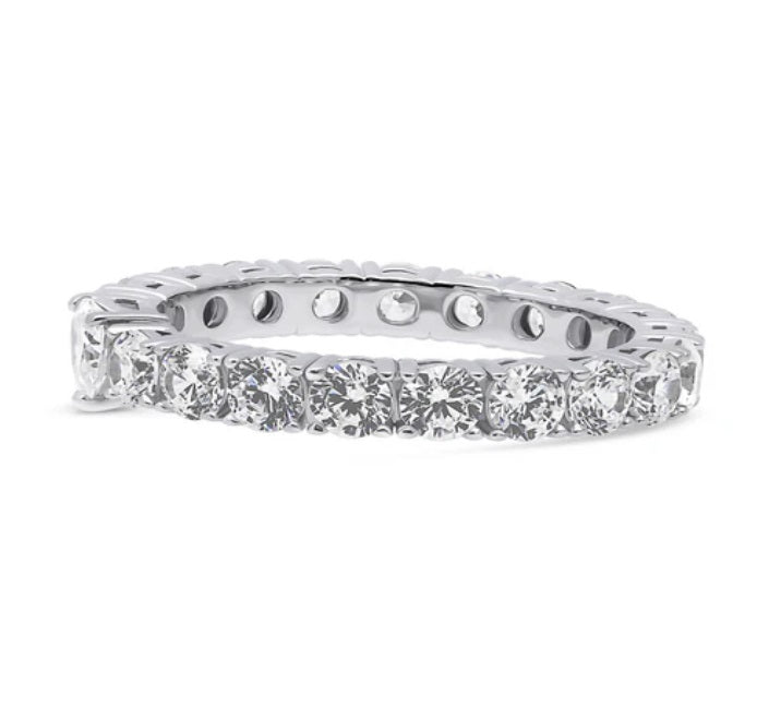 Solitaire 0.25ct Heart CZ Ring in Sterling Silver
