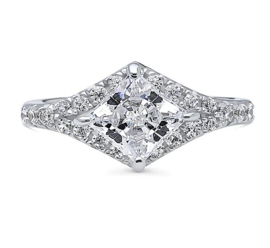 CZ Ring in Sterling Silver